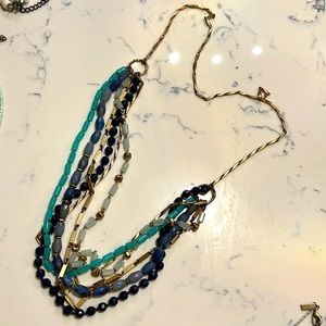 Stella & Dot long statement necklace